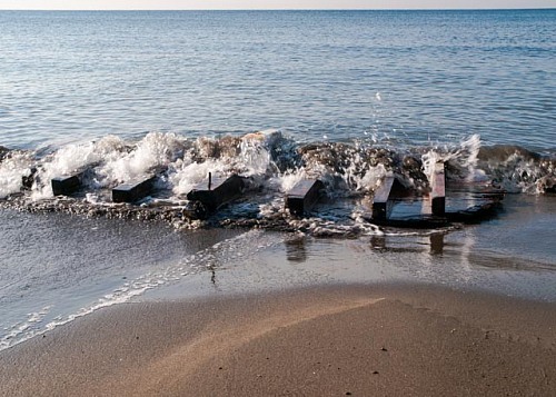 Mithymna, Molyvos, Lesbos Island, Mediterranean Sea
<p>Washed up part of a wrecked refugee-boat at Delfinia Beach close to Mithimna</p><p>  beach, boat, coast, Lesbos, lifevest, Mediterranean, Molivos, Molyvos, Mithymna, Mithimna, refugees, ship, shipwreck, waste, trash <br /></p>
Coastline - Beach, Sea/Ocean, Pollution/Litter/Relics, Island, Public area/Beach, Geography - Temperate
© Wolf Wichmann